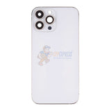 iPhone 13 Pro Back Glass Housing PreInstalled Small Parts Premium - White