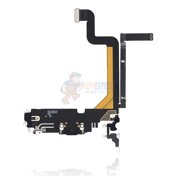 iPhone 14 Pro Max Charging Port Dock Connector Flex Cable Black