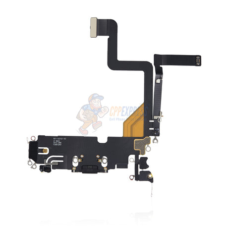 iPhone 14 Pro Charging Port Dock Connector Flex Cable Black