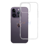 iPhone 15 Pro Clear Transparent Soft Silicone Gel Liquid TPU Slim Back Cover Case