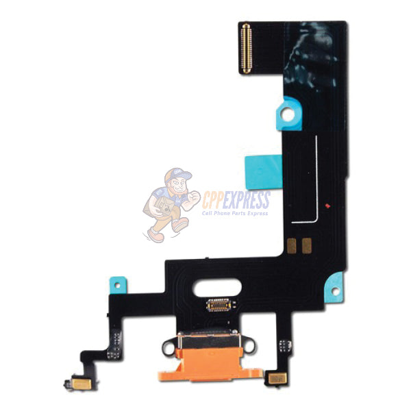 iPhone XR Charging Port Dock Connector Flex Cable - Orange