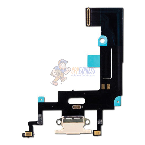 iPhone XR Charging Port Dock Connector Flex Cable - White