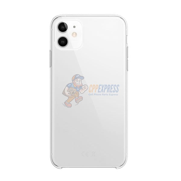 iPhone 11 Back Door Glass Housing with Pre-installed Small Parts Premium - White