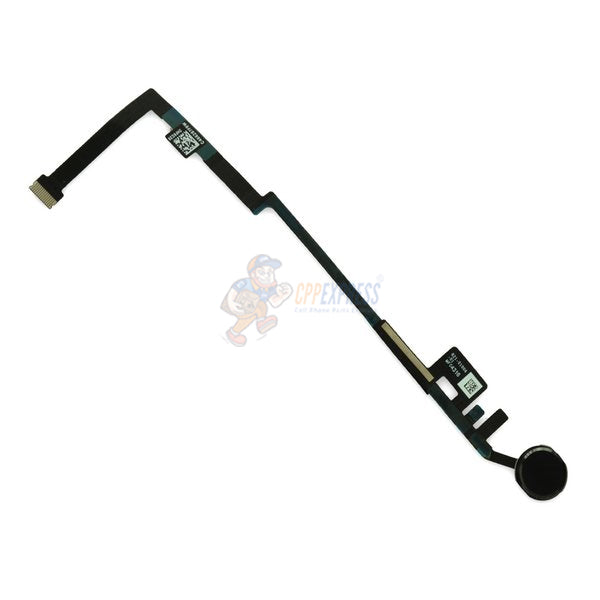 iPad 5th / 6th Gen Home Button with Flex Cable Replacement - Black