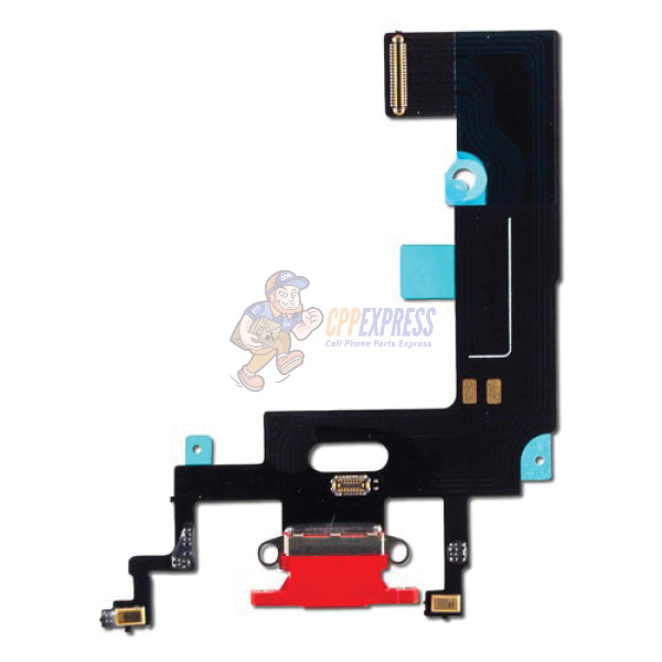 iPhone XR Charging Port Dock Connector Flex Cable - Red