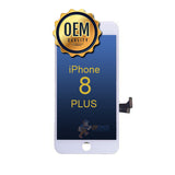 iPhone 8 Plus OEM LCD Display Touch Screen Digitizer Assembly - White