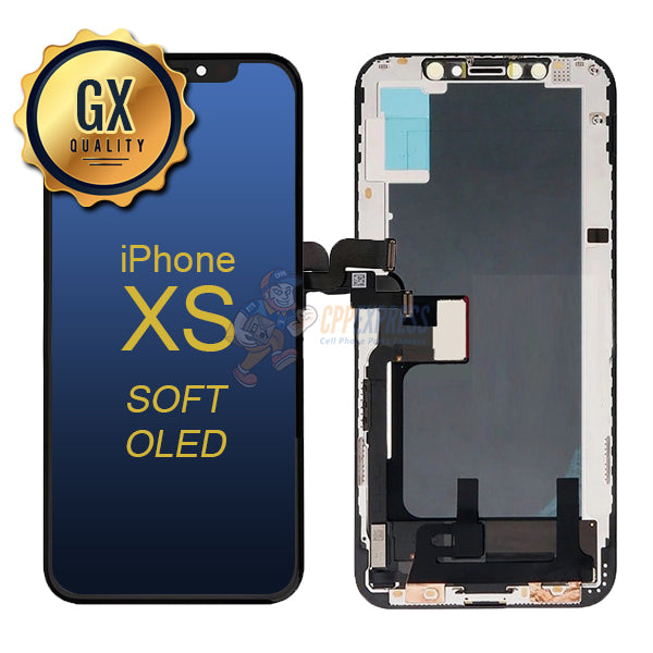 iPhone XS - Soft OLED Plus Display Touch Screen Digitizer Assembly - Black