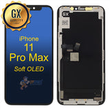 iPhone 11 Pro Max - Soft OLED Display Touch Screen Digitizer Assembly (GX) Black