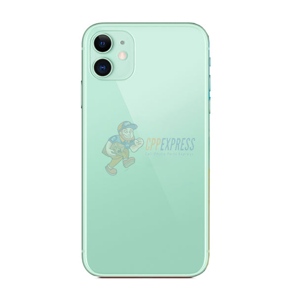 iPhone 11 Back Door Glass Housing with Pre-installed Small Parts Premium - Green