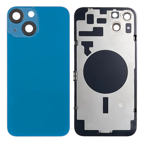 IPhone 14 Battery Back Door Glass Perfect Fit Premium Back Cover Blue