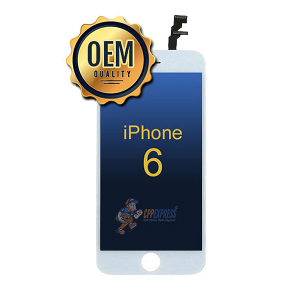 IPhone 6 OEM LCD Display Screen Touch Digitizer Assembly - White