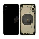 IPhone XR Back Glass Housing Pre-Installed Small Parts – Premium – Black