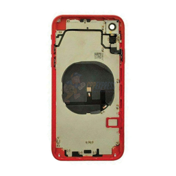 IPhone XR Back Glass Housing Pre-Installed Small Parts – Premium – Red