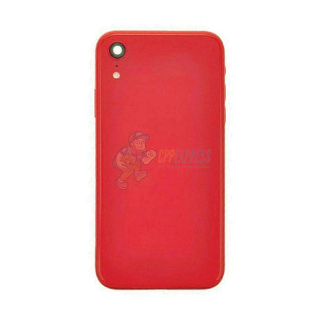 IPhone XR Back Glass Housing Pre-Installed Small Parts – Premium – Red