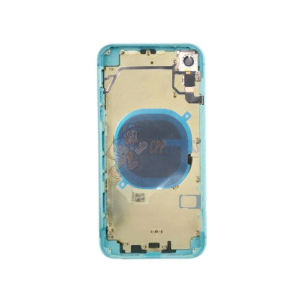 IPhone XR Back Glass Housing Pre-Installed Small Parts – Premium – Blue