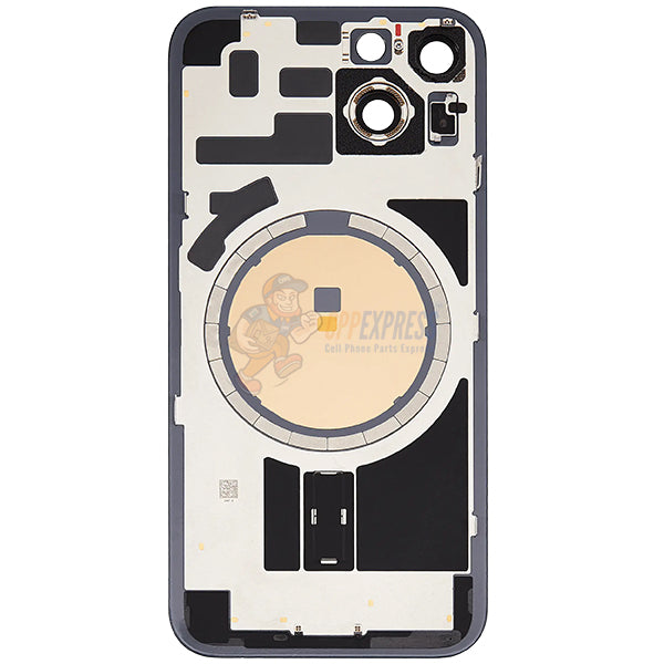 IPhone 14 Battery Back Door Glass Perfect Fit Premium Back Cover Black