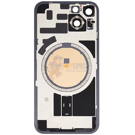 IPhone 14 Battery Back Door Glass Perfect Fit Premium Back Cover Black