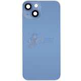 IPhone 14 Battery Back Door Glass Perfect Fit Premium Back Cover Blue