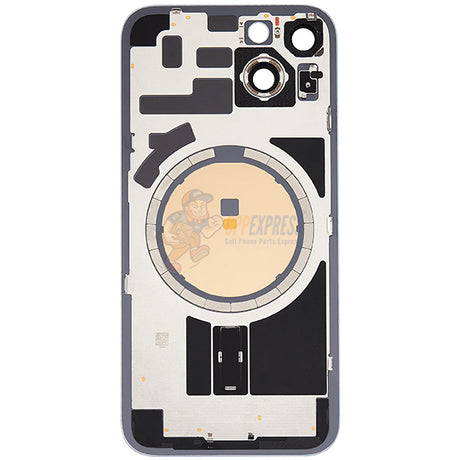 IPhone 14 Battery Back Door Glass Perfect Fit Premium Back Cover Blue