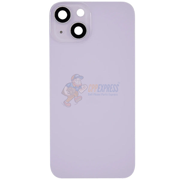 IPhone 14 Battery Back Door Glass Perfect Fit Premium Back Cover Purple
