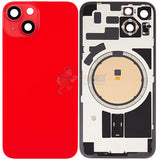 IPhone 14 Battery Back Door Glass Perfect Fit Premium Back Cover Red
