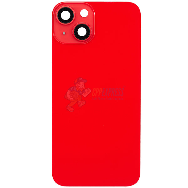 IPhone 14 Battery Back Door Glass Perfect Fit Premium Back Cover Red