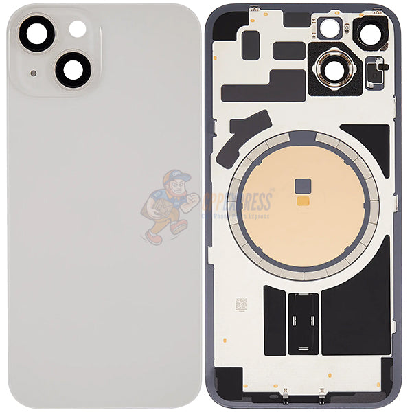IPhone 14 Battery Back Door Glass Perfect Fit Premium Back Cover White