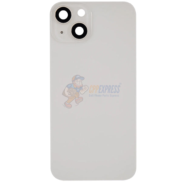 IPhone 14 Battery Back Door Glass Perfect Fit Premium Back Cover White