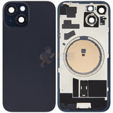 IPhone 15 Battery Back Door Glass Perfect Fit Premium Back Cover Black