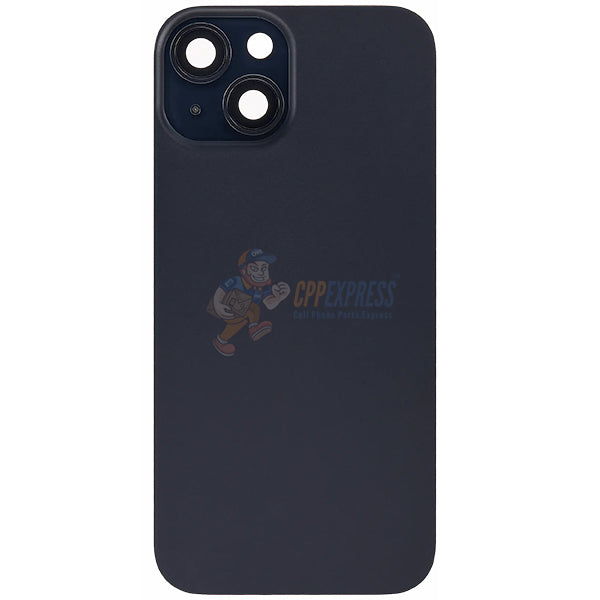 IPhone 15 Battery Back Door Glass Perfect Fit Premium Back Cover Black