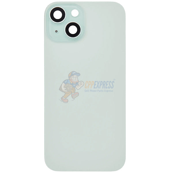 IPhone 15 Battery Back Door Glass Perfect Fit Premium Back Cover Green