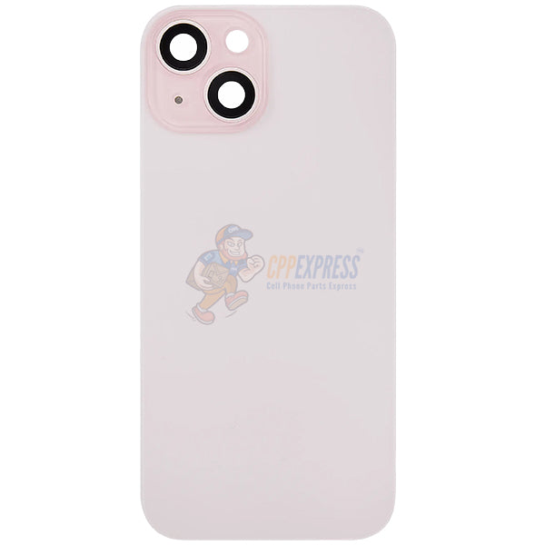 IPhone 15 Battery Back Door Glass Perfect Fit Premium Back Cover Pink