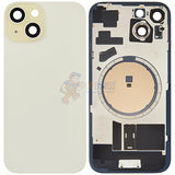 IPhone 15 Battery Back Door Glass Perfect Fit Premium Back Cover Yellow