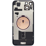 IPhone 15 Plus Battery Back Door Glass Perfect Fit Premium Back Cover Black
