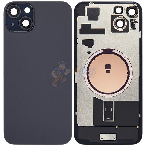 IPhone 15 Plus Battery Back Door Glass Perfect Fit Premium Back Cover Black