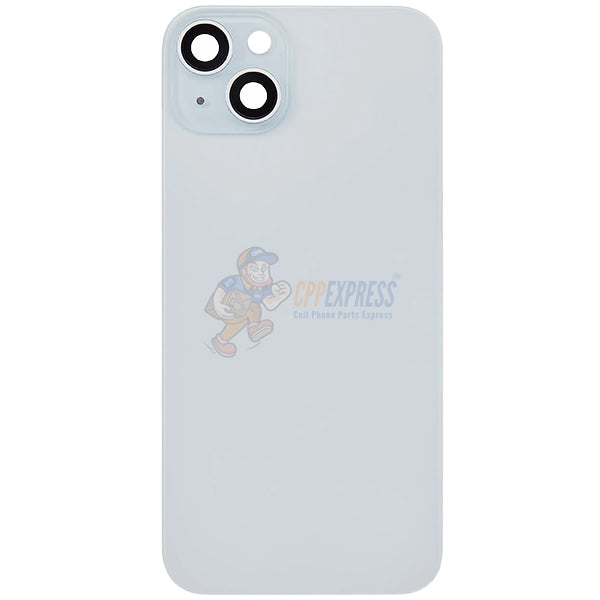 IPhone 15 Plus Battery Back Door Glass Perfect Fit Premium Back Cover Blue