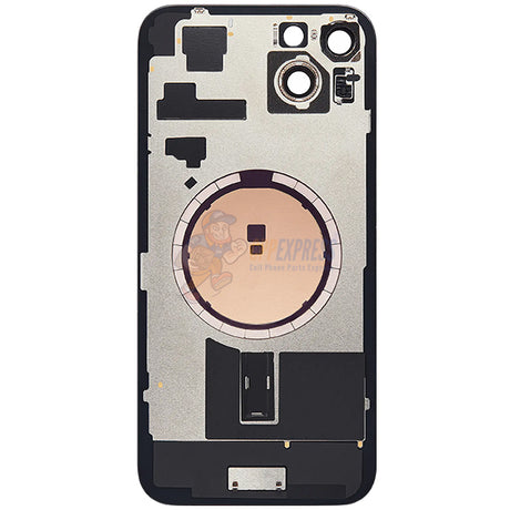 IPhone 15 Plus Battery Back Door Glass Perfect Fit Premium Back Cover Blue