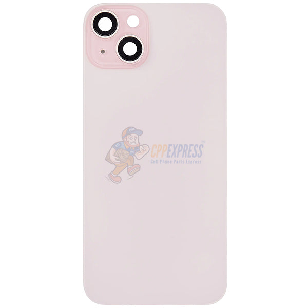 IPhone 15 Plus Battery Back Door Glass Perfect Fit Premium Back Cover Pink