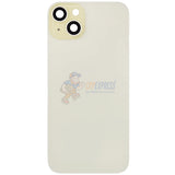 IPhone 15 Plus Battery Back Door Glass Perfect Fit Premium Back Cover Yellow