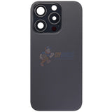 IPhone 15 Pro Battery Back Door Glass Perfect Fit Premium Back Cover Black