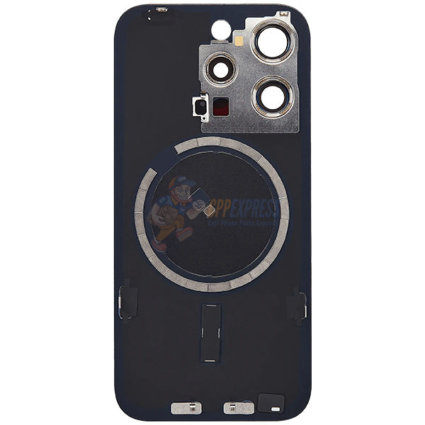 IPhone 15 Pro Battery Back Door Glass Perfect Fit Premium Back Cover Blue