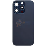 IPhone 15 Pro Battery Back Door Glass Perfect Fit Premium Back Cover Blue