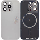 IPhone 15 Pro Battery Back Door Glass Perfect Fit Premium Back Cover Gray