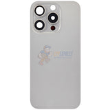 IPhone 15 Pro Battery Back Door Glass Perfect Fit Premium Back Cover Gray