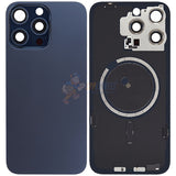 IPhone 15 Pro Max Battery Back Door Glass Perfect Fit Premium Back Cover Blue