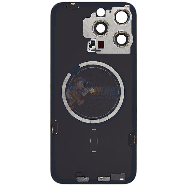 IPhone 15 Pro Max Battery Back Door Glass Perfect Fit Premium Back Cover Gray