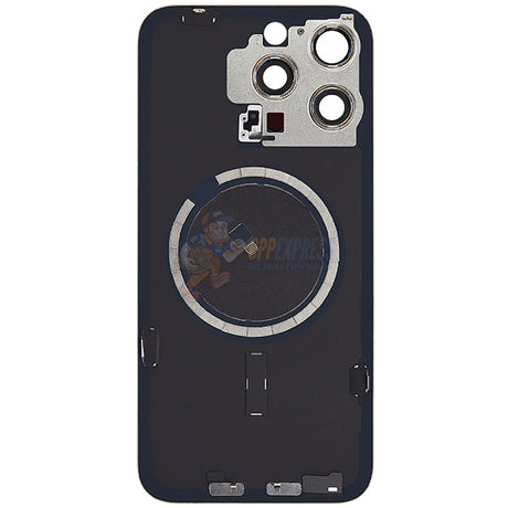 IPhone 15 Pro Max Battery Back Door Glass Perfect Fit Premium Back Cover Gray