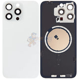 IPhone 15 Pro Max Battery Back Door Glass Perfect Fit Premium Back Cover White