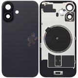 IPhone 16 Glass Battery Back Door Cover - Perfect Fit Premium Back Glass - Black