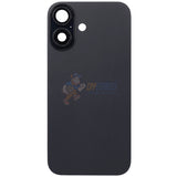 IPhone 16 Glass Battery Back Door Cover - Perfect Fit Premium Back Glass - Black